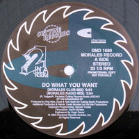 2 In A Room - Do What You Want, 2x12" vinyl, on Cutting Records (1990)