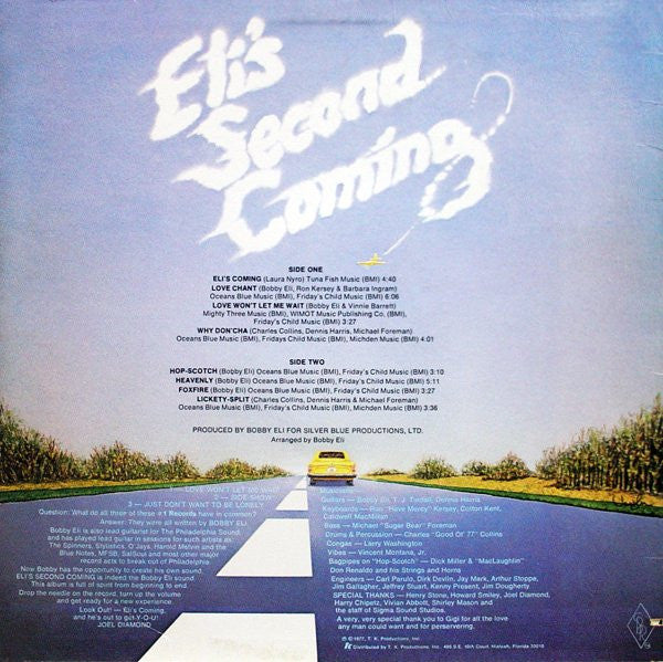 Eli's Second Coming Eli's Second Coming