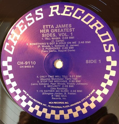 Her Greatest Sides Vol. 1 Etta James