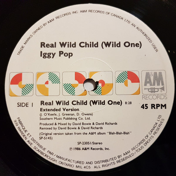 Real Wild Child (Wild One) Iggy Pop