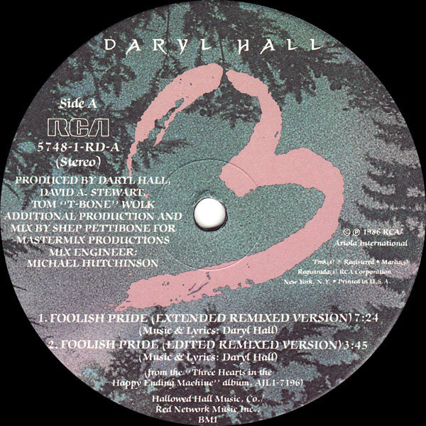 Foolish Pride Daryl Hall