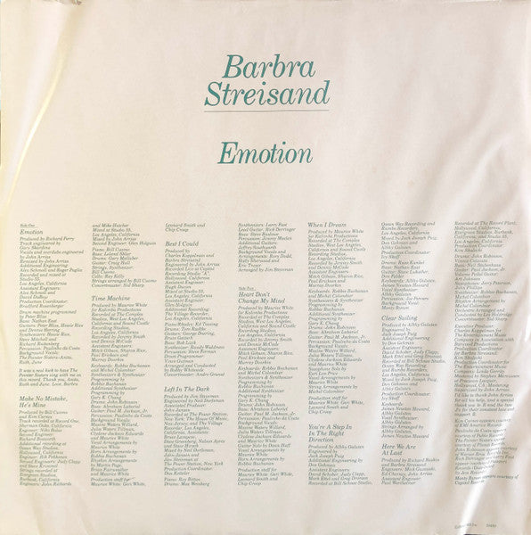 Emotion Barbra Streisand