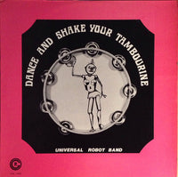 Rectangle Triangle Dance And Shake Your Tambourine, colorful handheld percussion instrument for kids, with jingling metal discs.
