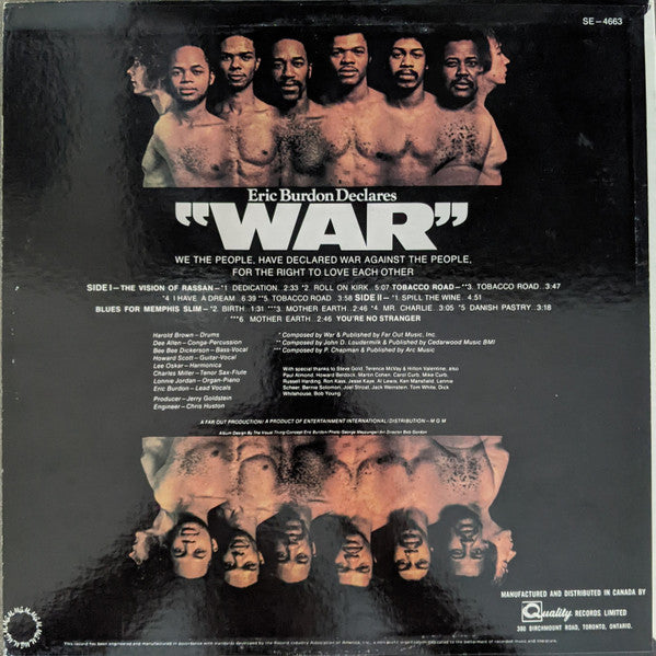 Eric Burdon Declares "War"