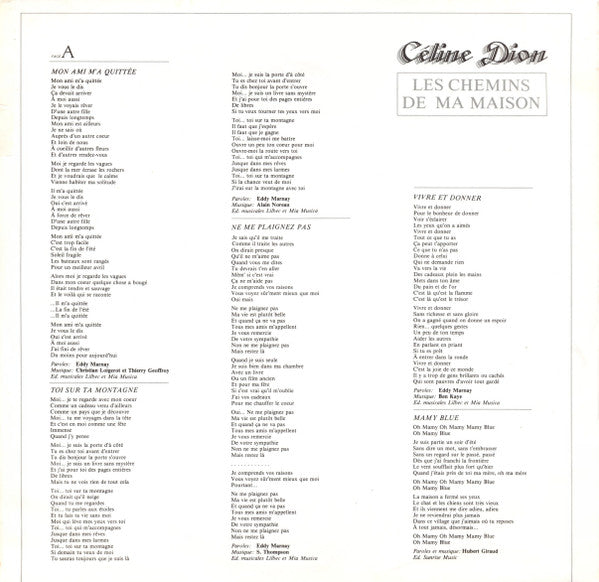 Les Chemins De Ma Maison Céline Dion