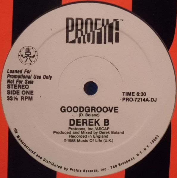 Goodgroove 2 Derek B