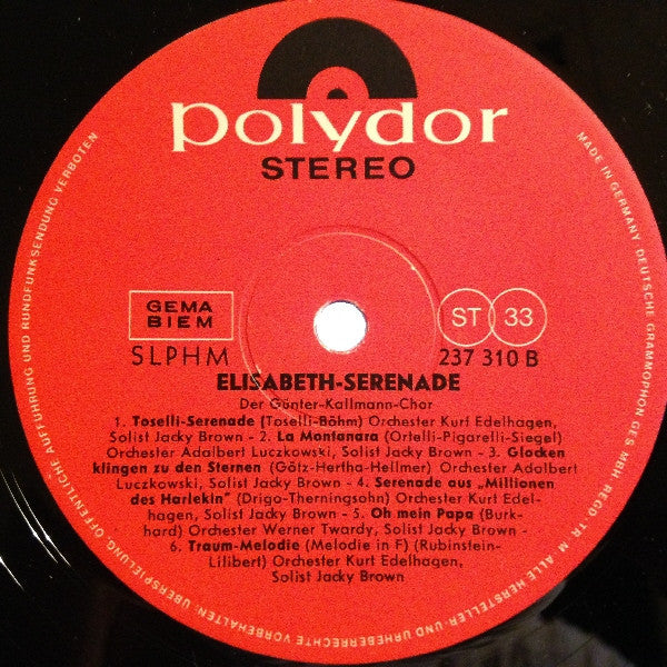 Elisabeth-Serenade Günter Kallmann Chor
