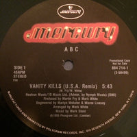ABC - Vanity Kills, 12" vinyl, on Mercury (1986)
