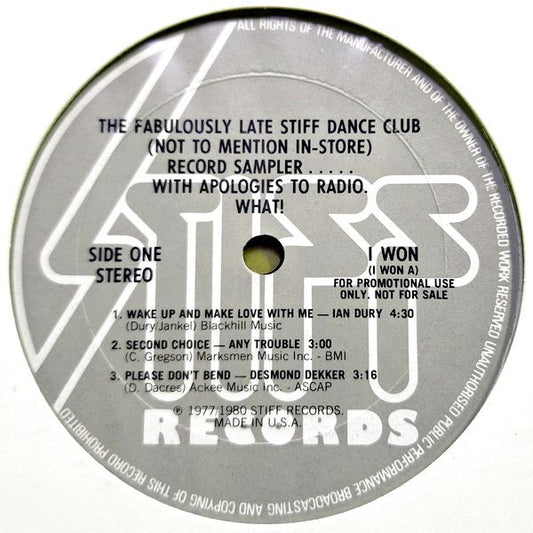 Various - The Fabulously Late Stiff Dance Club