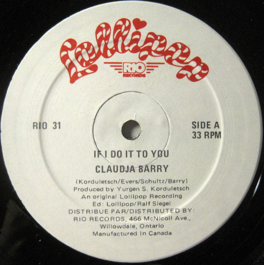 Claudja Barry - If I Do It To You
