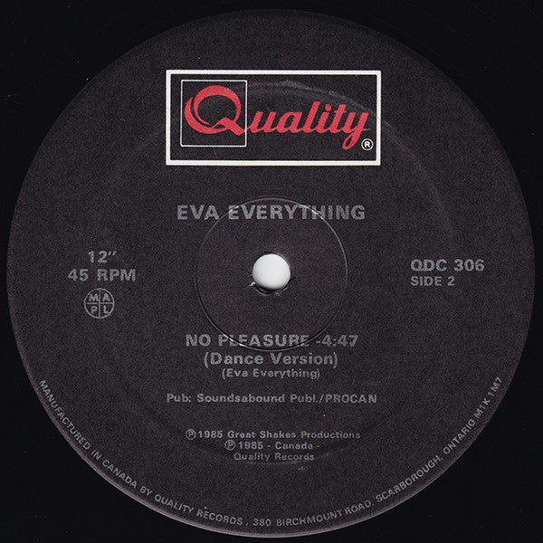 No Pleasure / Painless Eva Everything