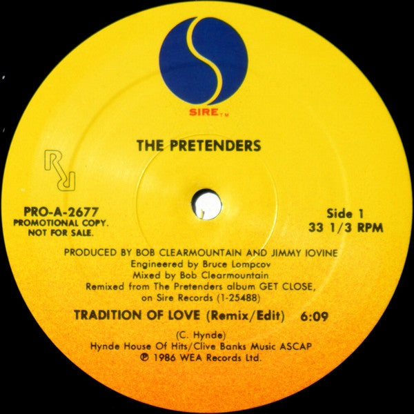 Tradition Of Love The Pretenders
