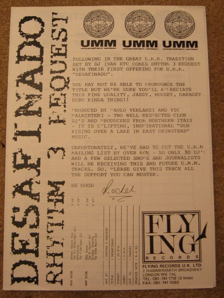 Desafinado Rhythm 3 Request