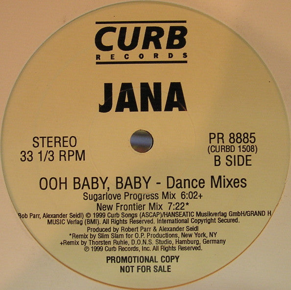 Ooh Baby, Baby (Dance Mixes) Jana