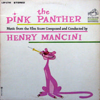 Rectangle Triangle Pink Panther film score album cover featuring colorful artwork and musical notes, representing the soundtrack.