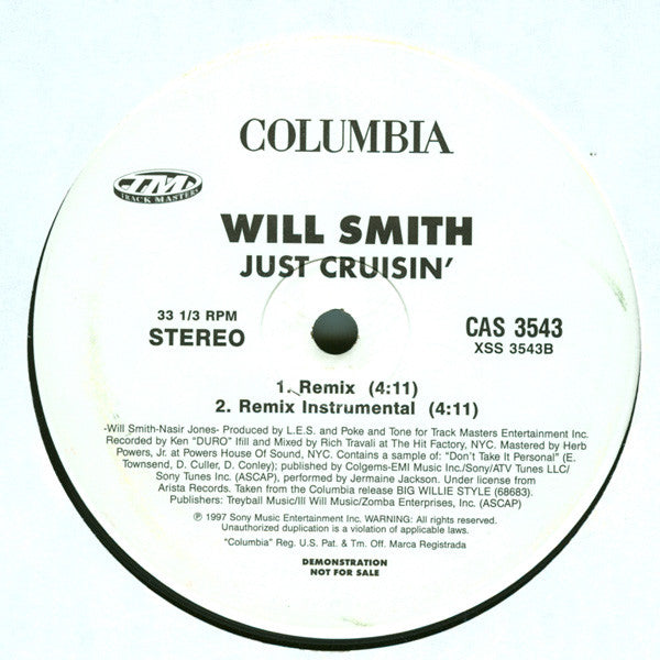 Gettin' Jiggy Wit It / Just Cruisin' Will Smith