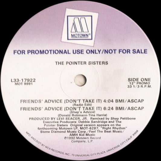 Friends' Advice (Don't Take It)