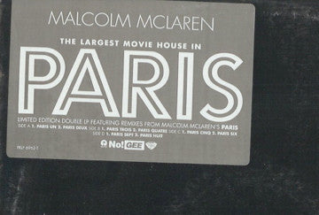 The Largest Movie House In Paris Malcolm McLaren