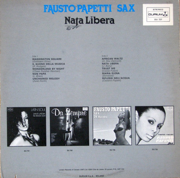 Nata Libera Fausto Papetti