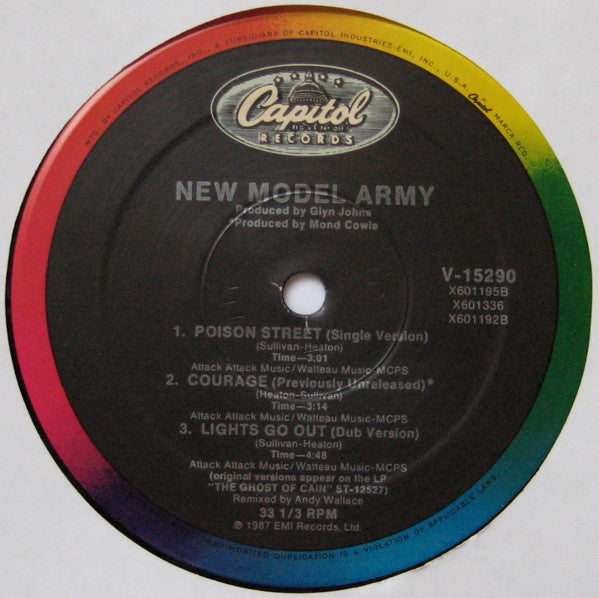 Lights Go Out And Poison Street (Extended Mixes) New Model Army