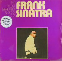 Cover image of "The Most Beautiful Songs of Frank Sinatra" album by Rectangle Triangle, featuring a classic Sinatra portrait.