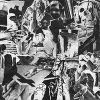 Cover art for Aleatory Chaos Fourth Chapter album by Rectangle Triangle, featuring abstract chaotic design in dark tones.