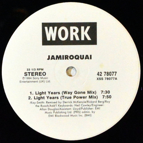 Light Years Jamiroquai
