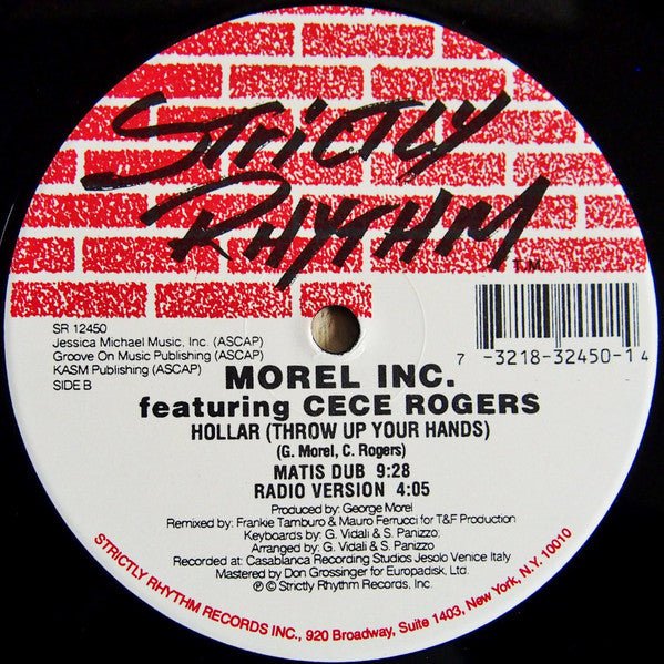 Hollar (Throw Up Your Hands) (The T&F Remixes) Morel Inc.,Ce Ce Rogers