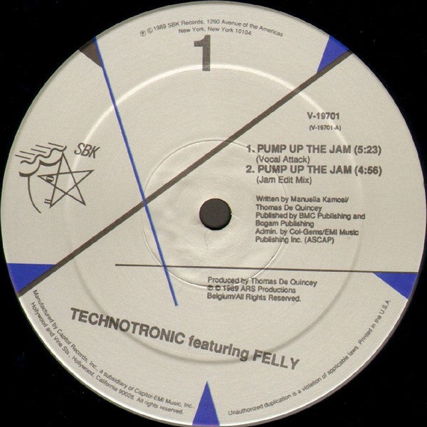 Pump Up The Jam Technotronic,Felly