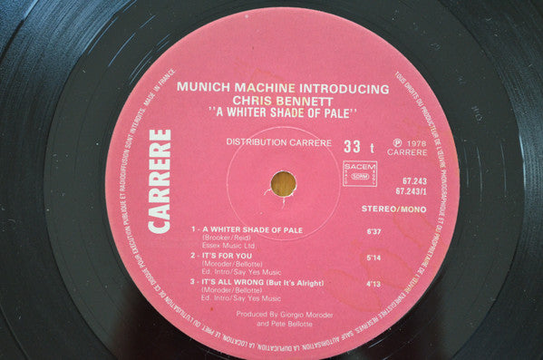 A Whiter Shade Of Pale Munich Machine,Chris Bennett