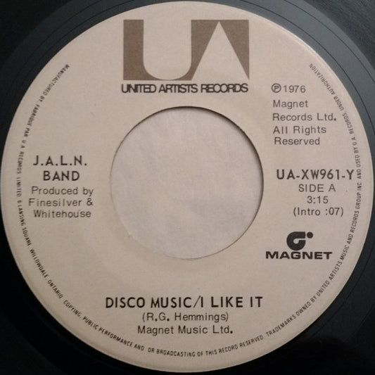 J.A.L.N. Band - Disco Music/I Like It