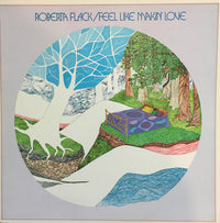 Rectangle Triangle Feel Like Makin' Love 2 album cover featuring abstract geometric artwork in shades of blue and black.