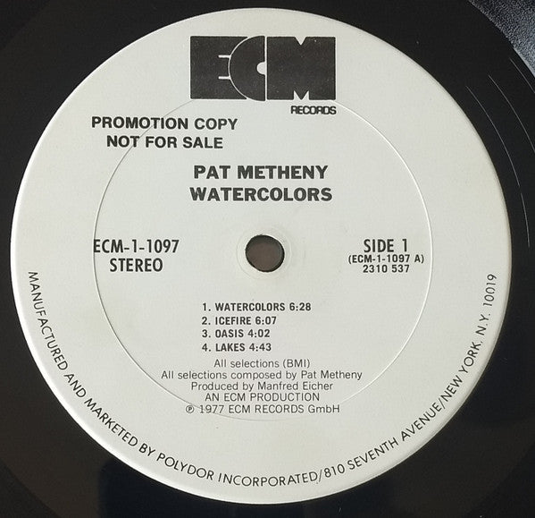 Watercolors Pat Metheny
