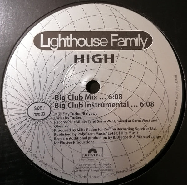 High (Remixes By Boris Dlugosch And Michael Lange) Lighthouse Family
