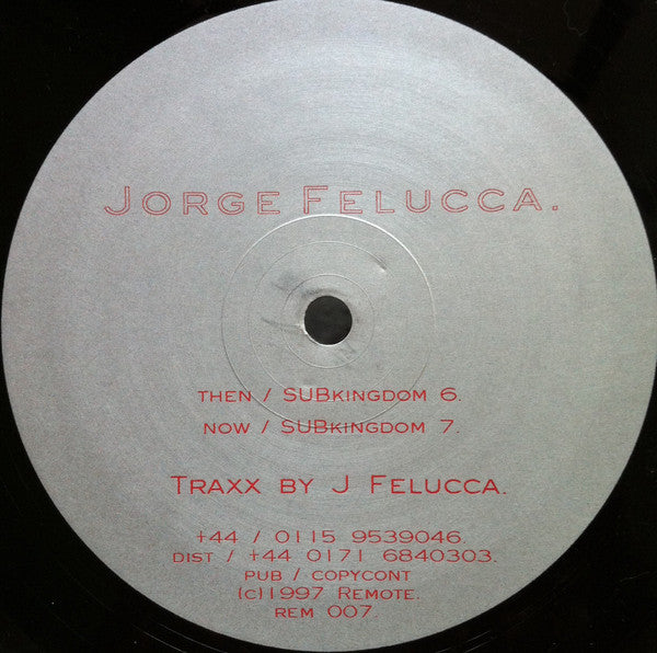 Jorge Felucca - SUBkingdom