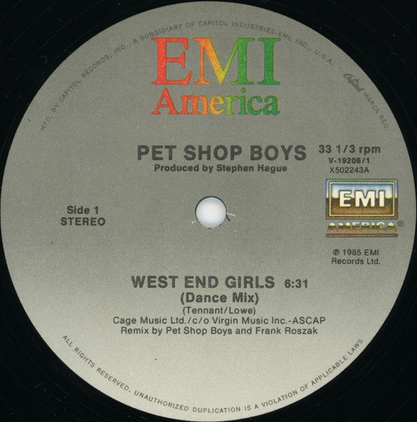 West End Girls