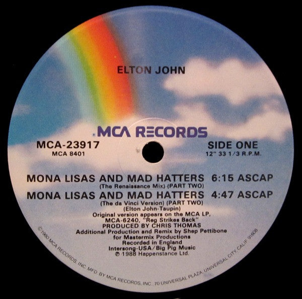 Rectangle Triangle Mona Lisas And Mad Hatters Part Two album cover artwork featuring abstract geometric design.