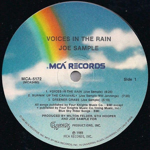 Voices In The Rain Joe Sample