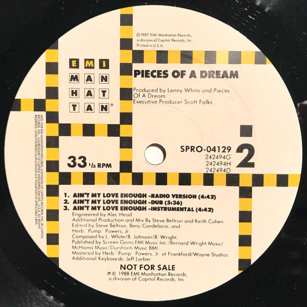 Ain't My Love Enough (The New Mixes) Pieces Of A Dream