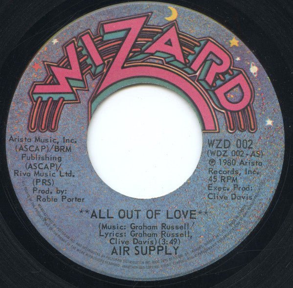 All Out Of Love Air Supply