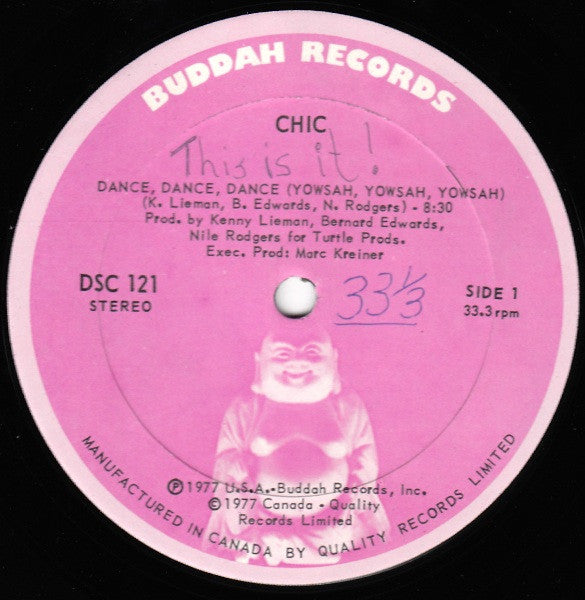 Dance, Dance, Dance (Yowsah, Yowsah, Yowsah) Chic