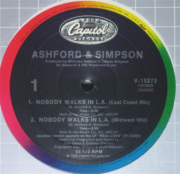 Nobody Walks In L.A. Ashford & Simpson
