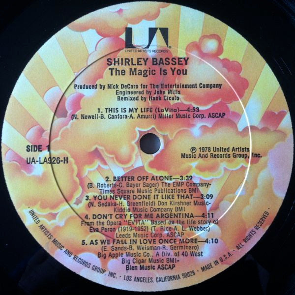 The Magic Is You Shirley Bassey