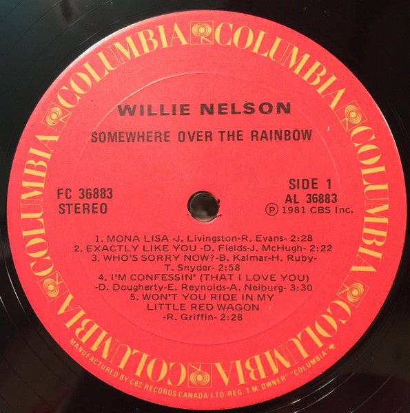Somewhere Over The Rainbow Willie Nelson