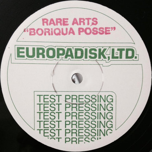 Rectangle Triangle Boriqua Posse album cover with vibrant geometric shapes and bold typography on a dark background