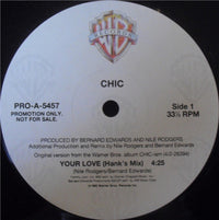 Chic - Your Love, 12" vinyl, on Warner Bros. Records (1992)