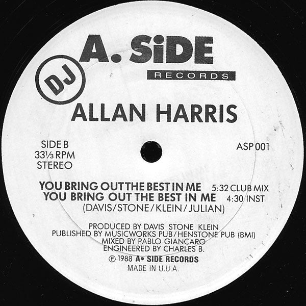 You Bring Out The Best In Me Allan Harris (5)