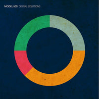 Digital Solutions rectangle triangle logo on a white background, showcasing the brand's modern design.