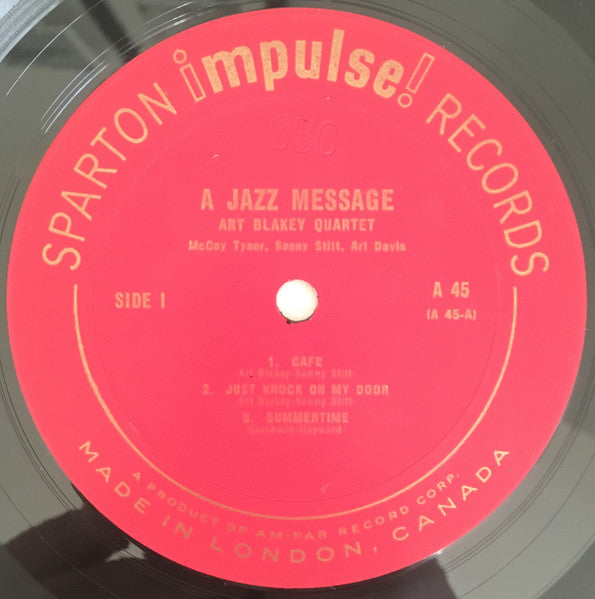 A Jazz Message Art Blakey Quartet