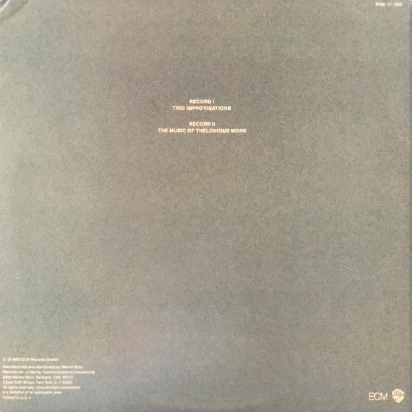 Trio Music Chick Corea,Miroslav Vitous,Roy Haynes